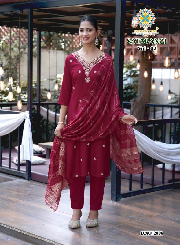 Passion tree satarangi vol-2 branded kurti wholesaler in kolkata